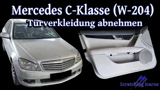 Mercedes C-Klasse 204, Türverkleidung ausbauen - Tutorial