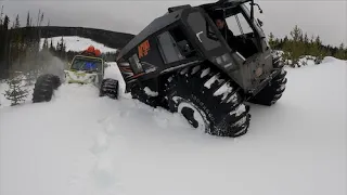 Deep snow wheelin day in Kelowna BC !