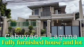 Nov-231 Fully furnished house & lot near public market & other business establishment cabuyao laguna