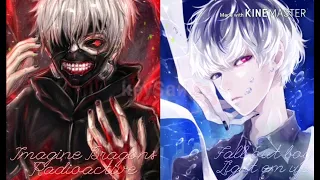 Nightcore- Radioactive x Light em up /Switching Vocals/