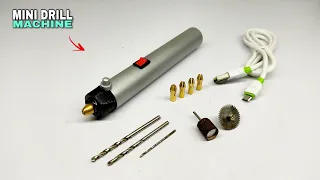 How to Make a High Speed Mini Drill Machine।। Diy Portable Mini Drill Machine।।