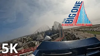 Big One POV 5K60 FPS // Blackpool Pleasure Beach - Frontseat