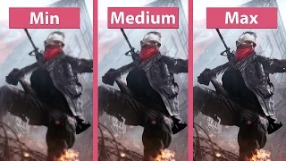 Homefront: The Revolution – PC Min vs. Medium vs. Max Graphics Comparison