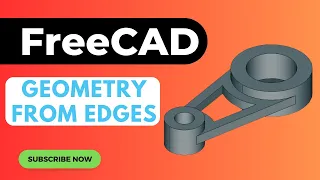 FreeCAD Tutorial - Convert Model Edges to 2D Geometry