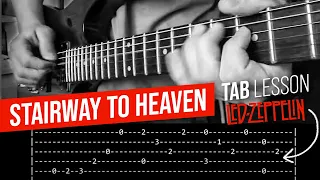 Stairway To Heaven Intro Guitar Lesson - Led Zeppelin (with tabs)