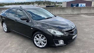 2008 Mazda 6 Luxury Sports Auto Hatch in Black $9999