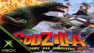 Godzilla Destroy All Monsters Melee (2003) Xbox Gameplay - No Commentary