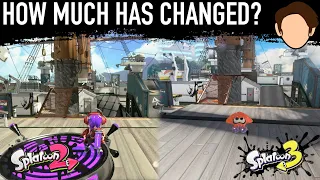 How much has Manta Maria Changed? - Splatoon 2 vs 3 Stage and Map Comparison + Um'ami Ruins is here!