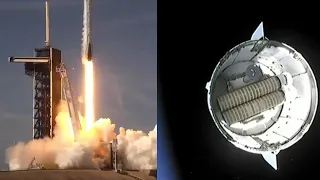 SpaceX CRS-26 launch and Falcon 9 first stage landing