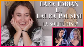 Lara Fabian et Laura Pausini "La solitudine" | Reaction Video