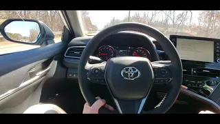 2021 Toyota Camry XSE POV drive