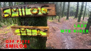 SMILOG and  FOD Mallard CRAZY steep OFF PISTE  MTB group ride llantrisant forest mtb