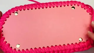 How to crochet around of bag bottom/base