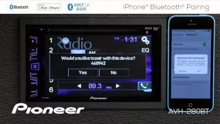 How To - AVH-280BT - iPhone Bluetooth Pairing