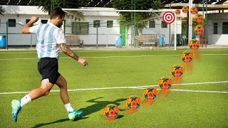 COMO PATEAR FALTAS como LIONEL MESSI con CURVA y POTENCIA para MARCAR GOLES