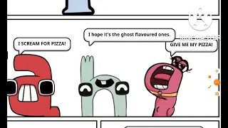 Alphabet Lore Comic Dub | Anyone for Pizza?