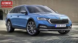 New Skoda Octavia Scout 2021 - now with front-wheel drive and all-wheel drive! All the details