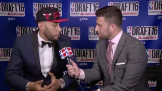 Denzel Valentine Post Draft Interview   14th Pick ¦ Chicago Bulls ¦ 2016 NBA Draft