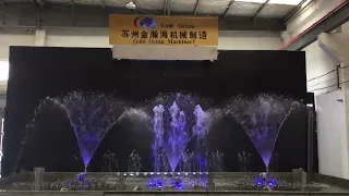 Factory Test: 3D Digital Duckbill Shape Swing Spray Fountain