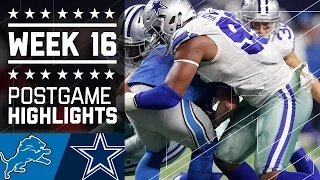 Lions vs. Cowboys | NFL Week 16 Game Highlights