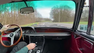 1971 BMW E9 3.0 CSi Polaris Silver - Cold start & Driving video | Germany Exclusive