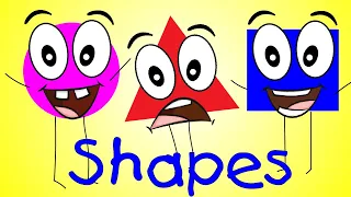 Kindergarten learning Shapes | The Shapes Song Nursery Rhymes