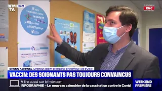 Reportage BFM vaccination covid-19 des soignants