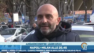 Il leader dei Fedayn ultras napoli a canale 21