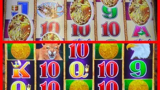 5 COIN WINS ON TWO DIFFERENT BUFFALO MACHINES  #slotman #win #wow #casino #download #buffalo