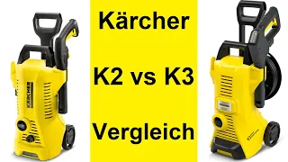 Kärcher K2 vs K3 Hochdruckreiniger Vergleich Test