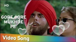 Gore Gore Mukhde Pe With Lyrics | Suhaag (1994) | Nagma