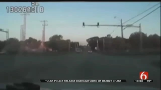 Tulsa Police Release Dashcam Video Of Fatal Chase, Crash