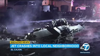 Plane crashes in San Diego County neighborhood; no survivors found | ABC7