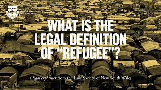 What is the legal definition of "refugee"?