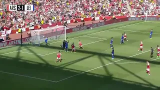 ARSENAL VS LEICESTER CITY (4-2)