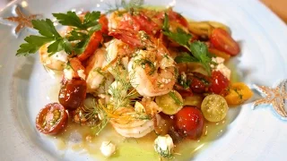Garlic Shrimp Greek Style in 30 min | Christine Cushing