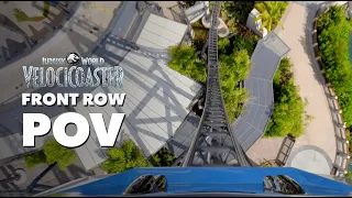 Front Row POV Jurassic World VelociCoaster | Islands of Adventure