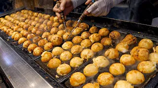 Crazy speed!! legendary Takoyaki food truck master - Korean Street Food