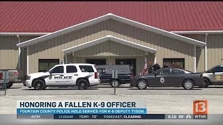 Honoring fallen K-9 officer