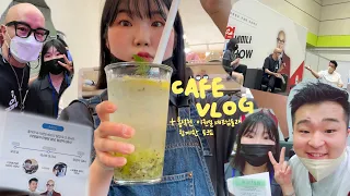 cafe vlog : 자영업 무대로 모자라 토크쇼무대까지 찢으러 갔으나 언제나 찢기는 건 카페사장..바로 나..