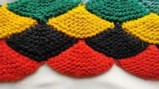 beautiful multicolour doormat in one part..