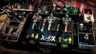 Long Jam Triplegraph, Plasma Coil, Strymon Deco, Airis Effects Chronic Fuzz Headstrong Lil' King