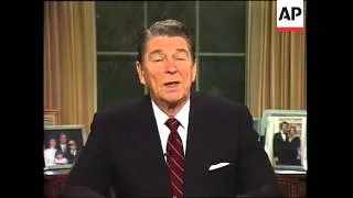 President Ronald Reagan gives his assessment of three days of meetings with Gorbachev in a televised