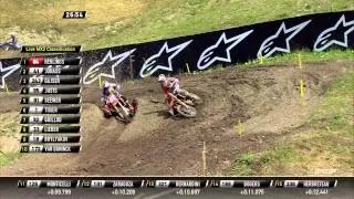 Pauls Jonass pass Jeffrey Herlings MXGP of Sweden 2015 - motocross