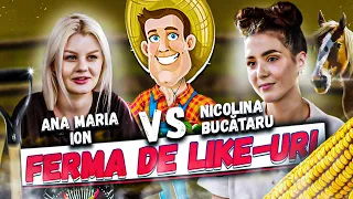 Ana-Maria Ion VS Nicolina Bucătaru! Cine mai repede STRÂNGE TIZÎC? FERMA DE LIKE-URI, Episodul 2!