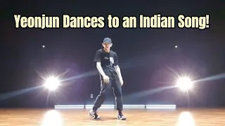 Yeonjun Dancing to an Indian Song!? by Lata Mangeshkar! [ Indian MOAs winnin today 😭 ] [ 21.06.26 ]