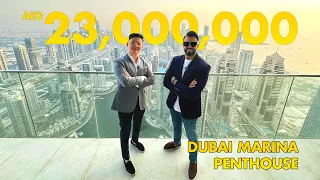 INSIDE THE HIGHEST PENTHOUSE IN DUBAI MARINA WITH PANORAMIC VIEWS | PROPERTY VLOG NO. 96