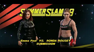 Emma Peel [The Avengers] vs. Ronda Rousey] [WWE] SUBMISSION MATCH ★ [WWE2K22] ★