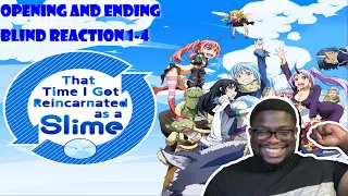 That Time I Got Reincarnated as a Slime OP and ED 1-4 [Blind Reaction]