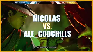 MK1: NICOLAS VS ALE_GODCHILLS - RAIDEN VS SMOKE, GENERAL SHAO - Torneo Trident X Rebirth